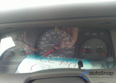 2000 Mercury Grand Marquis Ls z USA, uszkodzony, nr VIN 2MEFM75W9YX735270